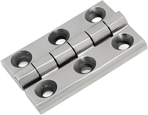 Stainless Steel Industrial Heavy 90 * 59 Thickened Six Knots Cabinet Door Hinges 1Pcs(Mirror-Stainless) in Saudi Arabia
