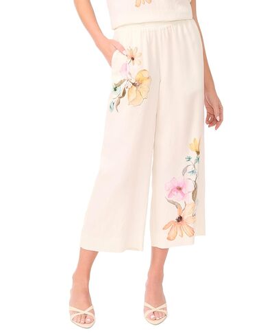 Vince Camuto Women's Smocked Waist Wide Leg Pant in Saudi Arabia