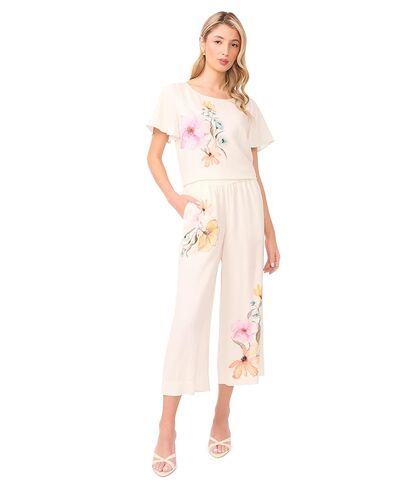 Vince Camuto Women's Smocked Waist Wide Leg Pant in Saudi Arabia