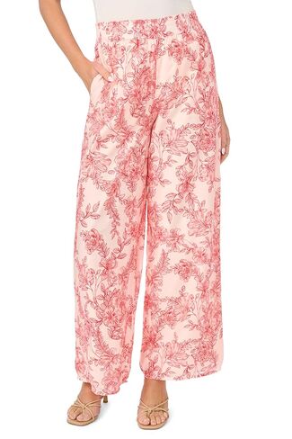 Vince Camuto Women's Smocked Waist Wide Leg Pant in Saudi Arabia