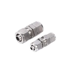 1pcs 304 Stainless Steel Fast Twist Through Board Type Fitting OD 4/6/8/10/12/14/16mm Hose Equal Diameter Straight Joint(10mm OD Tube) in Kuwait