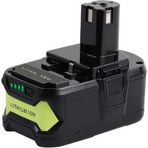 【Upgrade】 TenHutt 2 Packs 6.0Ah P108 Lithium Replacement Battery for Ryobi 18V ONE+ Cordless Power Tool Compatible with P102 P103 P104 P105 P107 P108 Lithium Battery in Kuwait