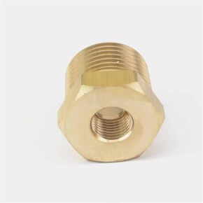 1/2" BSPT Male x 1/8" NPT Female Reducing Bushing Brass Pipe Fitting Connector Air Gas Fuel Water Plumbing Fittings in Kuwait