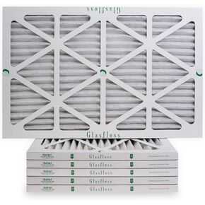 Glasfloss 17-1/2 x 21 x 1 Pleated Air Filter, ZL Series, MERV 10 - Actual Size: 17 1/2 x 21 x 7/8 (Box of 6) in Kuwait