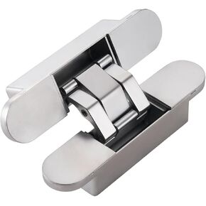 Zinc Alloy Butt Invisible Door Hinges 3D Adjustable Bearing 1Pcs(HA-60-GOLD) in Kuwait