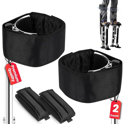 Premium 1Pair Drywall Stilts Straps Stilt Straps Adults Cinching Comfortable Pads Stability Suitable for All Day Wear Compatible with Various Stilt Brands Drywall Accesories Replacement Parts Tools in Saudi Arabia