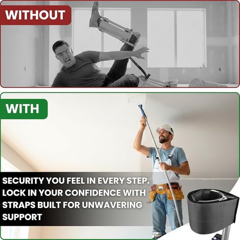 Premium 1Pair Drywall Stilts Straps Stilt Straps Adults Cinching Comfortable Pads Stability Suitable for All Day Wear Compatible with Various Stilt Brands Drywall Accesories Replacement Parts Tools in Saudi Arabia