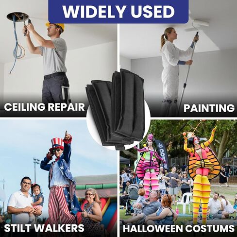 Premium 1Pair Drywall Stilts Straps Stilt Straps Adults Cinching Comfortable Pads Stability Suitable for All Day Wear Compatible with Various Stilt Brands Drywall Accesories Replacement Parts Tools in Saudi Arabia