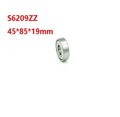 4 قطعة/الوحدة S6209ZZ S6209 ZZ 45x85x19 مللي متر الفولاذ المقاوم للصدأ غطاء مزدوج محامل كرة أخدود عميقة تحمل 45*85 19 مللي متر 6209 6209ZZ in Saudi Arabia