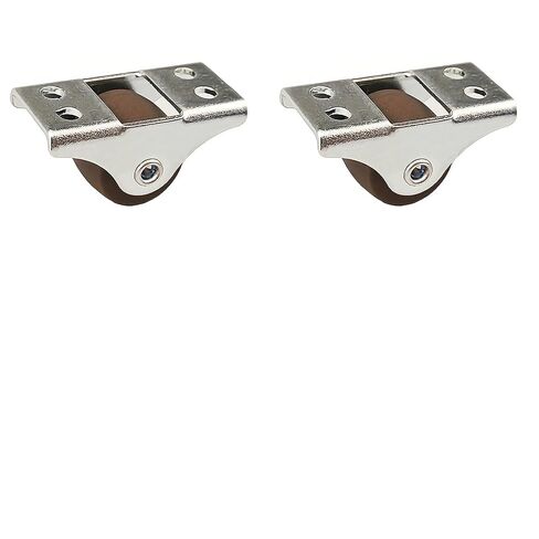 0.5 Inch Small Caster Wheels Low Profile Soft Rubber Wheel Rolling Castor Rigid Silent 1Pcs(4 pcs Directional) in Saudi Arabia