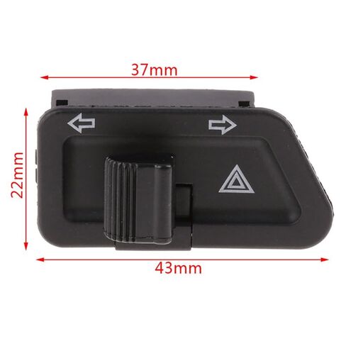 1PCS Scooter GY6 Double Flasher 3-pin Turn Signal Start Switch Button in Kuwait