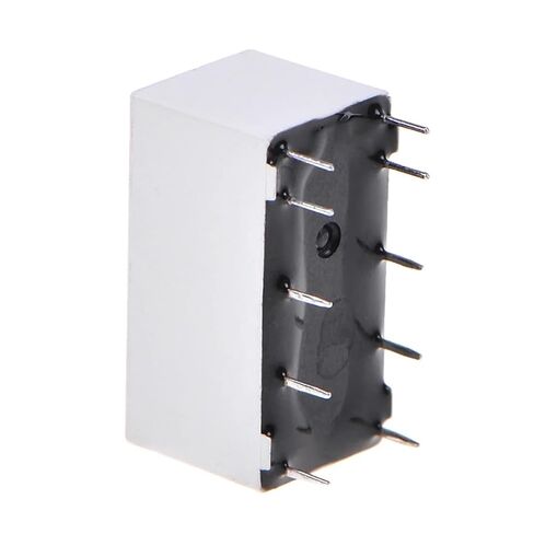 1PCS 12V Coil bistable Latching Relay DPDT 30VDC 2A 1A 125VAC HFD2/005-S-L2-D Relay in Kuwait