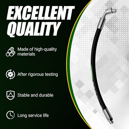 Hydraulic Hose Compatible With John Deere 3025E 3032E 3036E 3038E Eaton Compact Utility Tractor Steering 32/3 Oil Line 5800 Psi Anti-Abrasion Replace for LVA15654 in Saudi Arabia