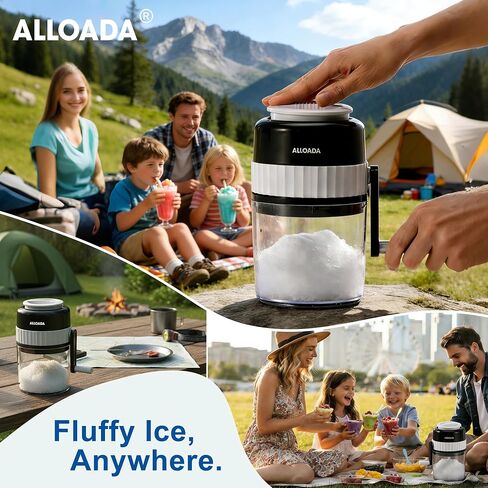 Snow Cone Machine - Slushie Ice Machine, Manual Shaved Ice Machine for Snow Cones, Portable Snowcone Machine Maker and Ice Shaver in Saudi Arabia