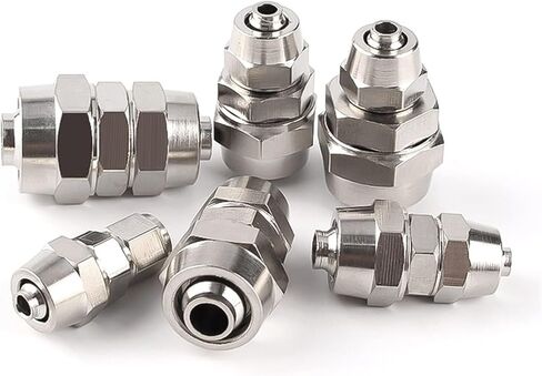 PU PG 4MM 6 8 10 12 14 16MM Straight Type Push in Fittings Pneumatic For Air Pipe Qucik Connector(6-10) in Saudi Arabia