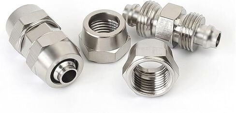 PU PG 4MM 6 8 10 12 14 16MM Straight Type Push in Fittings Pneumatic For Air Pipe Qucik Connector(6-10) in Saudi Arabia