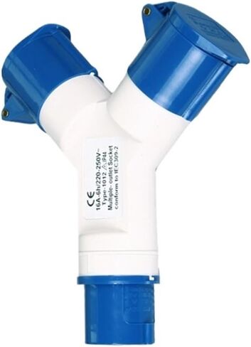1012/1013/1023 Multifunctional Three-Way Industrial Y-Type Waterproof Socket 3/4/5 core 16A32A Shipping(1023 3 core 32A 13 Set) in Saudi Arabia