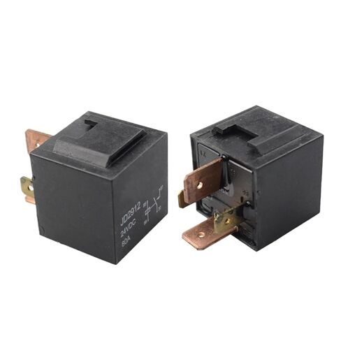 1 قطعة دبوس النحاس DC24V 4 دبوس 80A مرحل السيارة سبائك الفضة الاتصال in Kuwait