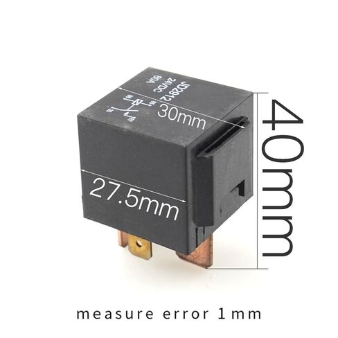 1 قطعة دبوس النحاس DC24V 4 دبوس 80A مرحل السيارة سبائك الفضة الاتصال in Kuwait
