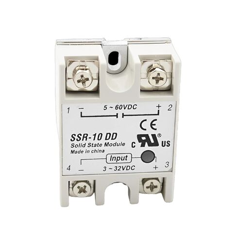1 قطعة SSR-10DD الشركة المصنعة 10A مرحل ، إدخال 3-32VDC إخراج 5-60VDC in Kuwait