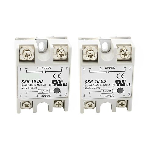 1 قطعة SSR-10DD الشركة المصنعة 10A مرحل ، إدخال 3-32VDC إخراج 5-60VDC in Kuwait