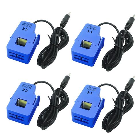 Sct-013-000 محول تيار مقسم، 100 أمبير/50 مللي أمبير، 4 وحدات، دقة 1%، متوافق مع فيكترون، سهل التركيب مع تصميم قفل ABS in Kuwait