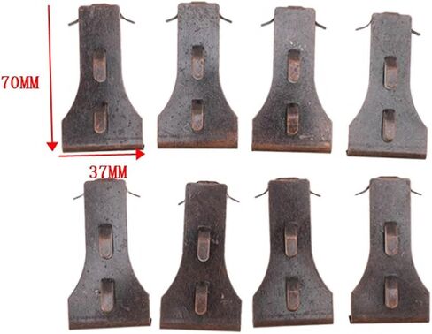 مشابك من الطوب، فولاذ عالي التحمل بدون حفر، شماعات من الطوب، 8 قطع للطوب ذو الحجم القياسي بارتفاع 2 1/4 إلى 2 3/8 بوصة، للتعليق الخارجي للأضواء واللافتات والديكورات والمزارعين والحديقة in Kuwait