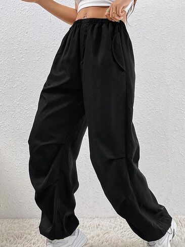 Womens Casual Loose Fit Lightweight Fashion Trendy Pants Daily Comfort Vacation Pant in Saudi Arabia