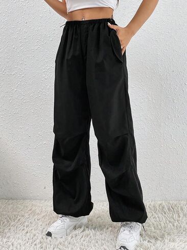 Womens Casual Loose Fit Lightweight Fashion Trendy Pants Daily Comfort Vacation Pant in Saudi Arabia