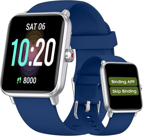 DAVIKO Pedometer Watch Senior Friendly No App/Phone Required,Waterproof Fitness Tracker Watch with Heart Rate Sleep Monitor Activity Tracker, Step Counter for Walking, Smart Watches for Women Men in Kuwait