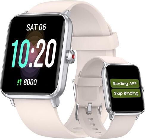 DAVIKO Pedometer Watch Senior Friendly No App/Phone Required,Waterproof Fitness Tracker Watch with Heart Rate Sleep Monitor Activity Tracker, Step Counter for Walking, Smart Watches for Women Men in Saudi Arabia