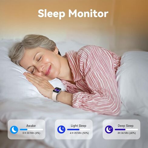 DAVIKO Pedometer Watch Senior Friendly No App/Phone Required,Waterproof Fitness Tracker Watch with Heart Rate Sleep Monitor Activity Tracker, Step Counter for Walking, Smart Watches for Women Men in Saudi Arabia