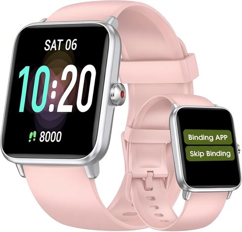 DAVIKO Pedometer Watch Senior Friendly No App/Phone Required,Waterproof Fitness Tracker Watch with Heart Rate Sleep Monitor Activity Tracker, Step Counter for Walking, Smart Watches for Women Men in Saudi Arabia