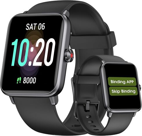 DAVIKO Pedometer Watch Senior Friendly No App/Phone Required,Waterproof Fitness Tracker Watch with Heart Rate Sleep Monitor Activity Tracker, Step Counter for Walking, Smart Watches for Women Men in Saudi Arabia