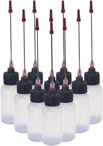 Liberty Products 10-1oz Plastic Squeeze Bottles 3" Stainless Applicators in Kuwait