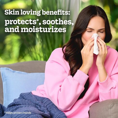 Kleenex Lotion Facial Tissues with Coconut Oil, 10 Cube Boxes, 80 Tissues Per Box, 3-Ply in Kuwait