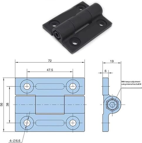 مفصل عزم دوران ثابت للتحكم في الاحتكاك قابل للتعديل قطعة واحدة in Kuwait