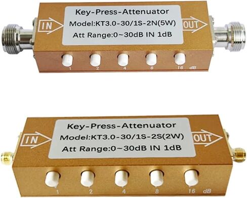 المخفف SMA-KK موصل سالب SMA قابل للتعديل إشارة خطوة المخفف قابل للتعديل (0-30DB 2 واط DC-3G) in Kuwait