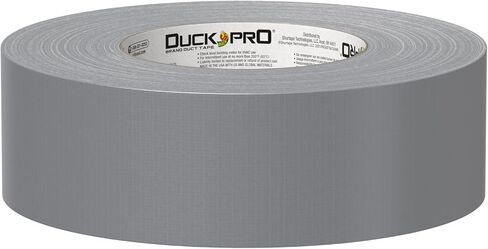 شريط لاصق عالي التحمل من Duck Pro لإصلاحات طويلة الأمد، بعرض 2 بوصة (1.88 بوصة × 60 ياردة) شريط عالي الأداء مع ظهر مقاوم للماء، فضي، 1 لفة in Kuwait