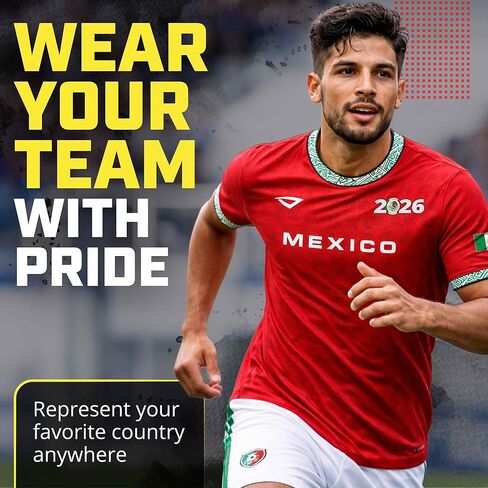 3N2 Mexico Fan Shirt – Breathable Lightweight Soccer Supporter Tee for Game Day, Training & Casual Wear (Unisex) in Kuwait