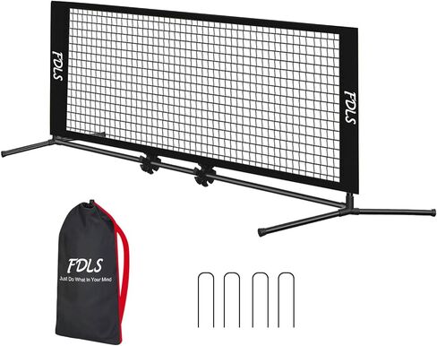 FDLS 5FT/10FT Portable Small Pickleball Net for Driveway Backyard,with Carry Bag for Indoor Outdoor, for All Levels, Easy Set up in Kuwait