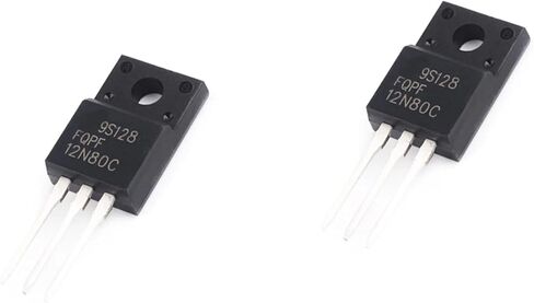 FQPF12N80C FQPF12N80 12A 800V DIP TO-220 IC Chipset MOSFET MOSFT 10Pcs in Kuwait