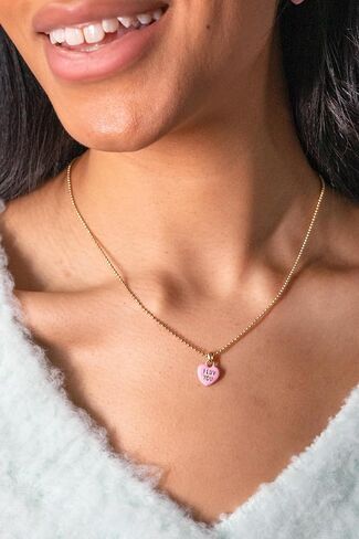 قلادة Alex and Ani Sweethearts "I Luv You" الساحرة in Saudi Arabia
