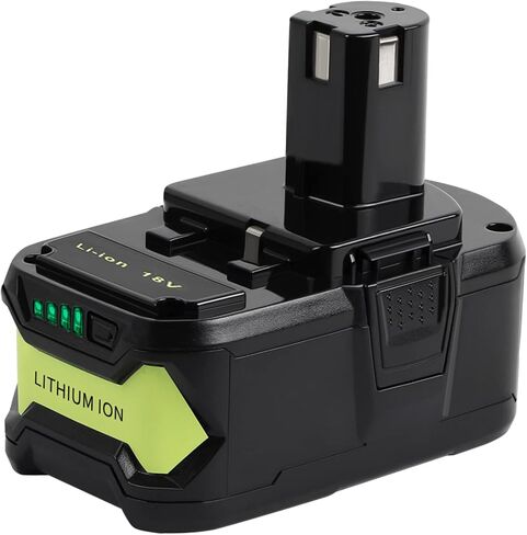 ترقية TenHutt 2 حزم 6.0Ah P108 بطارية بديلة ليثيوم لـ Ryobi 18V ONE+ أداة طاقة لاسلكية متوافقة مع بطارية ليثيوم P102 P103 P104 P105 P107 P108 in Saudi Arabia