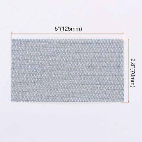 5pcs Mesh Sanding Sheets 320 Grits 2.8" x 5" Ceramic Abrasive Wet Dry Sandpaper Dust-Free Hook and Loop Abrasive Pads for Car Woodworking Metal Polishing & Grinding in Kuwait