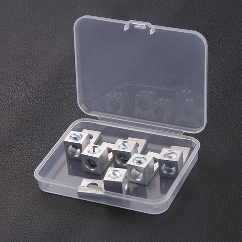 2AWG TA-2 1B2U Mechanical Lugs 6Pcs Heavy Duty Aluminum Connectors 1-Hole Quick Connect Terminals Suitable for Automotive & Electrical Wiring Connections in Kuwait