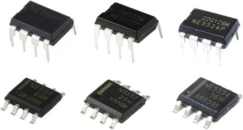 NE555P NE555N NE5532P NE5534P NE5532N NE555DR NE5532DR NE5534DR DIP8/SOP8 شرائح 10 قطعة (NE555DR SOP8) in Kuwait