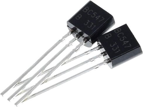 BC547 TO-92 45V / 0.1A NPN ترانزستور منخفض الطاقة 100 قطعة in Kuwait
