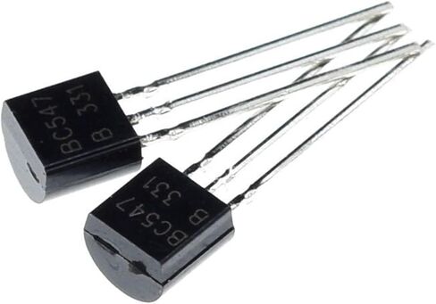 BC547 TO-92 45V / 0.1A NPN ترانزستور منخفض الطاقة 100 قطعة in Kuwait