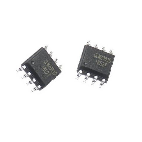 ULN2001 ULN2001D ULN2001DS 2001D 2001 SOP-8 SMD SOP8 شرائح ثلاث قنوات التتابع سائق IC 10 قطعة in Kuwait